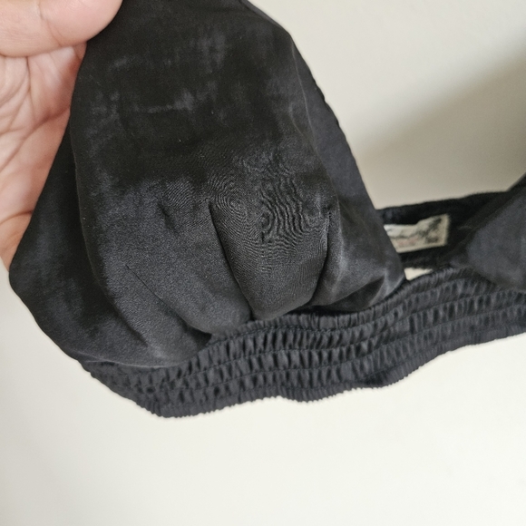 Free People Black Triangle Pullover Bra Bralette - Picture 4 of 7